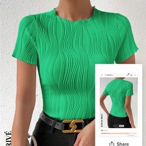 Cute green blouse perfect for all ocations